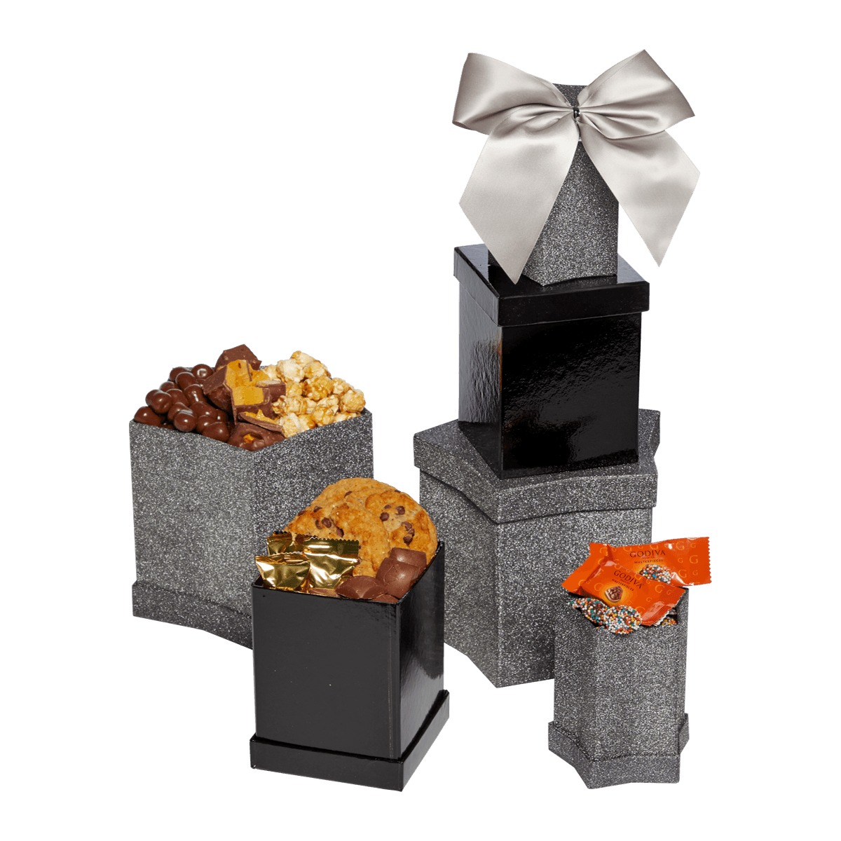 three gift boxes