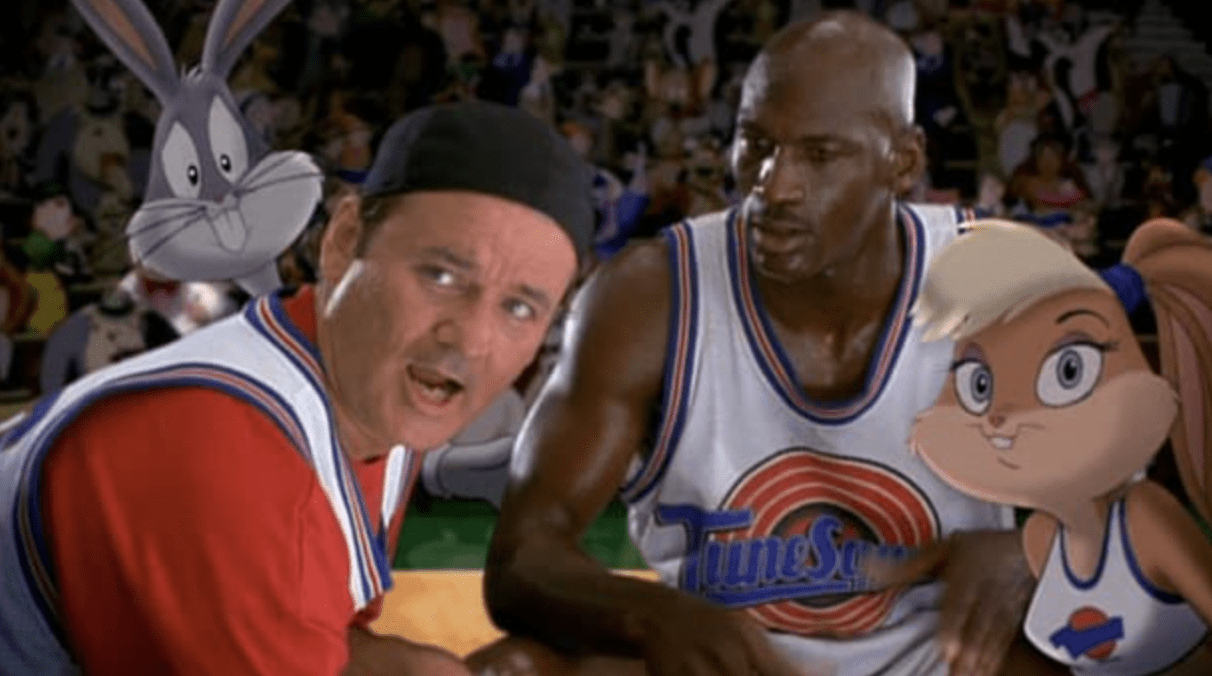 Michael Jordan and Bugs Bunny
