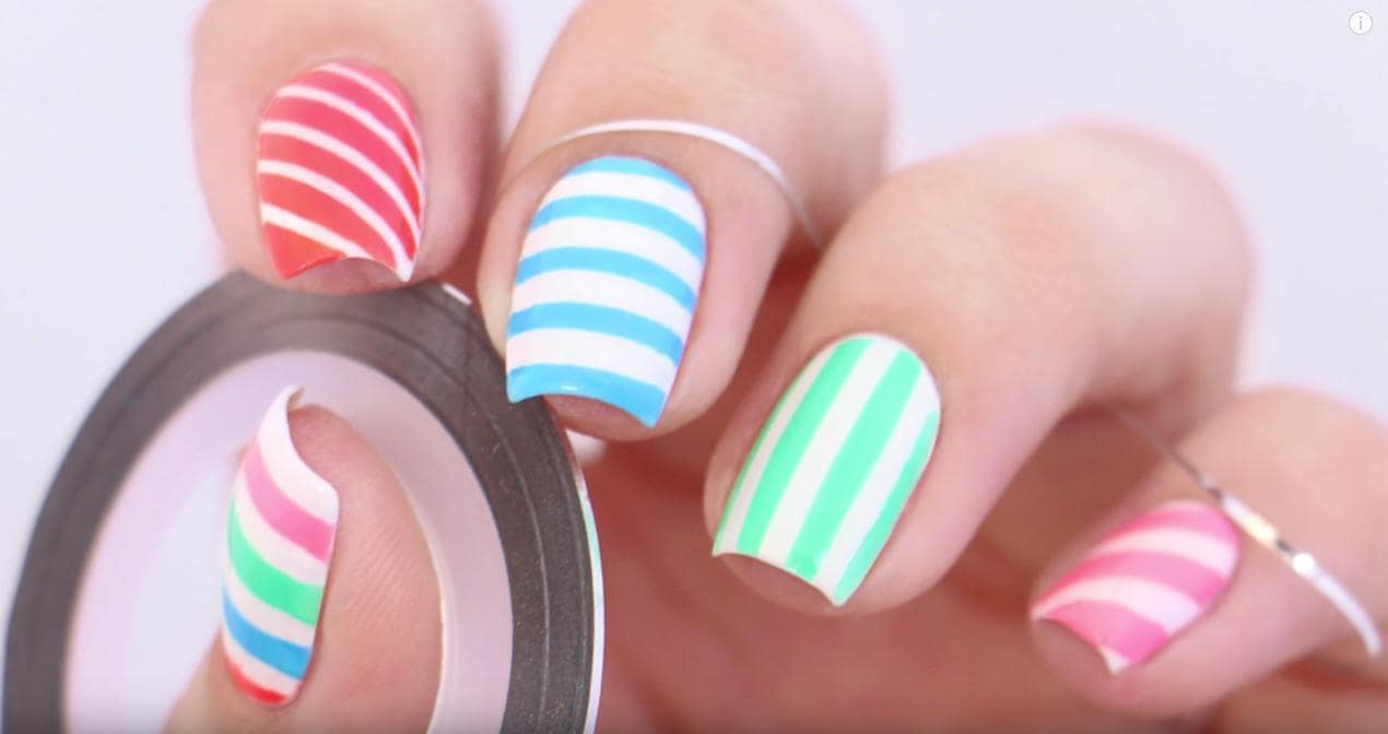 Striped Nails