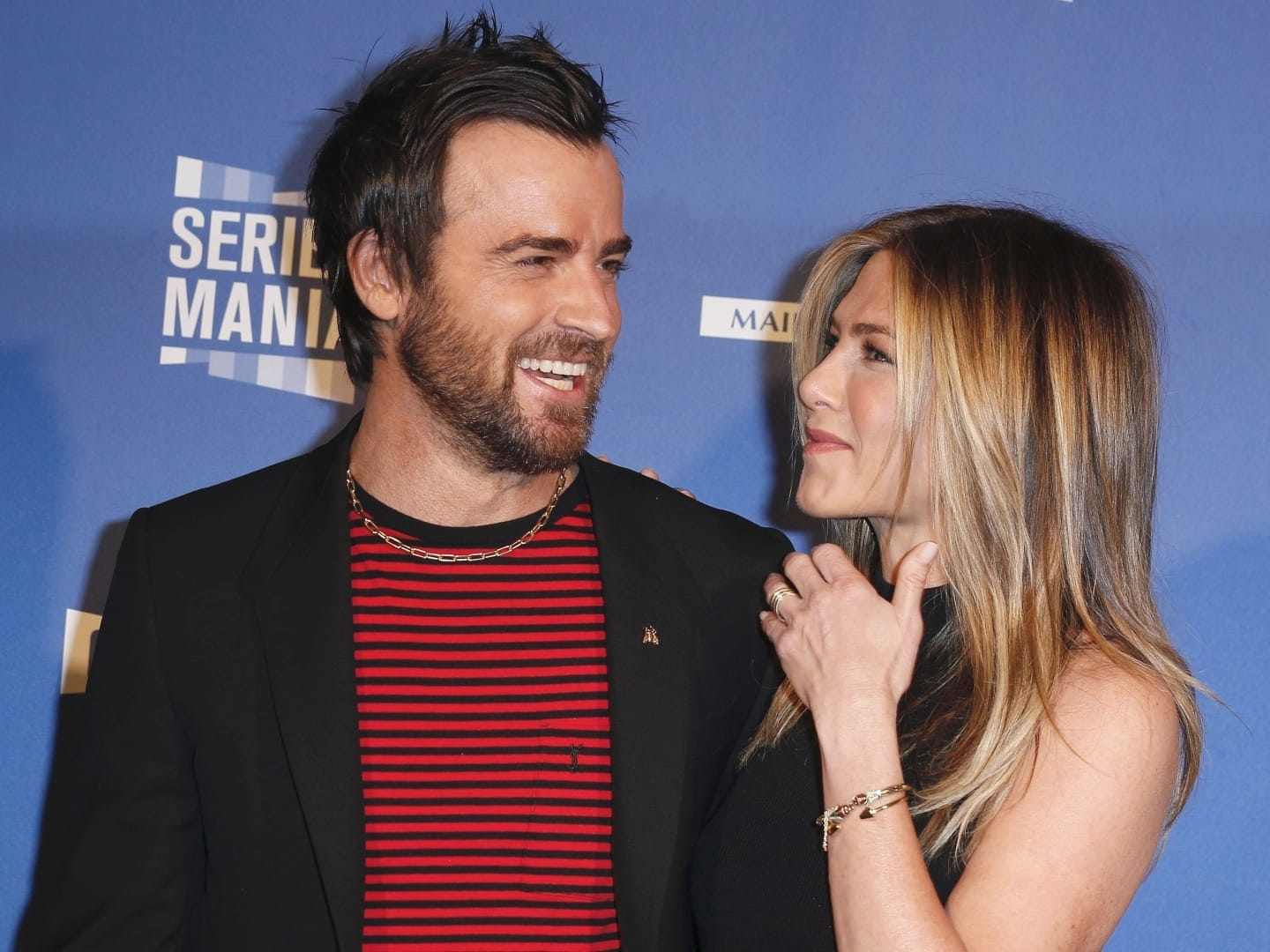 Jennifer Aniston and Justin Theroux.