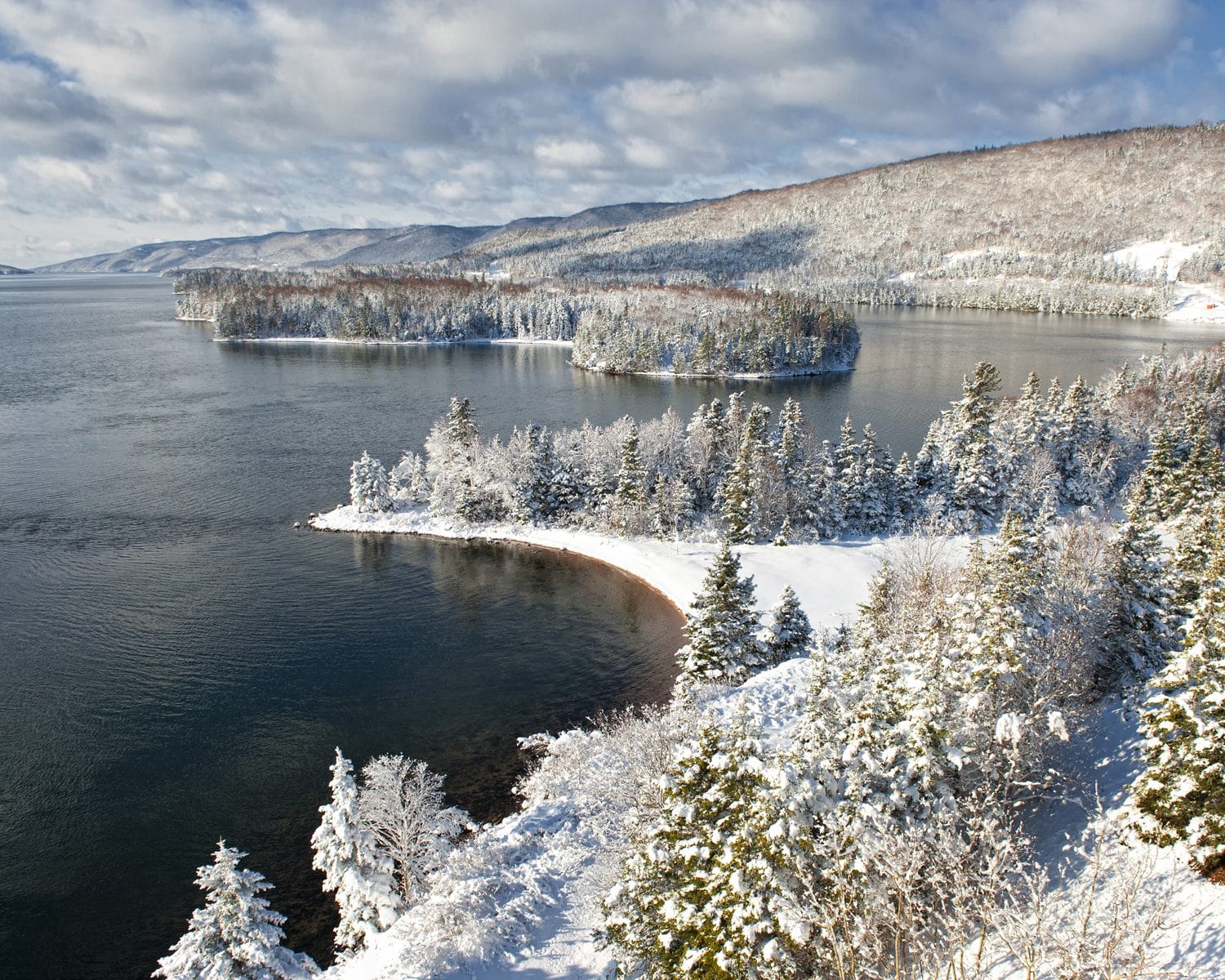 outdoor snowy scenery