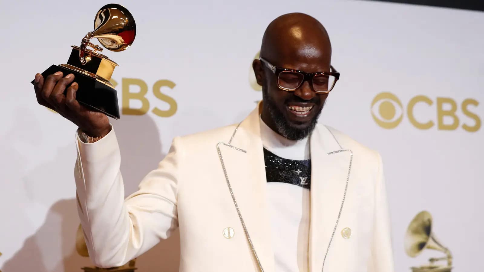 Black Coffee with the Grammy award.