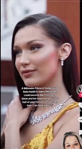 Bella Hadid Prince of Qatar