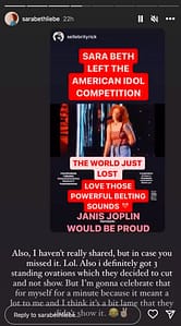 sara beth liebe american idol