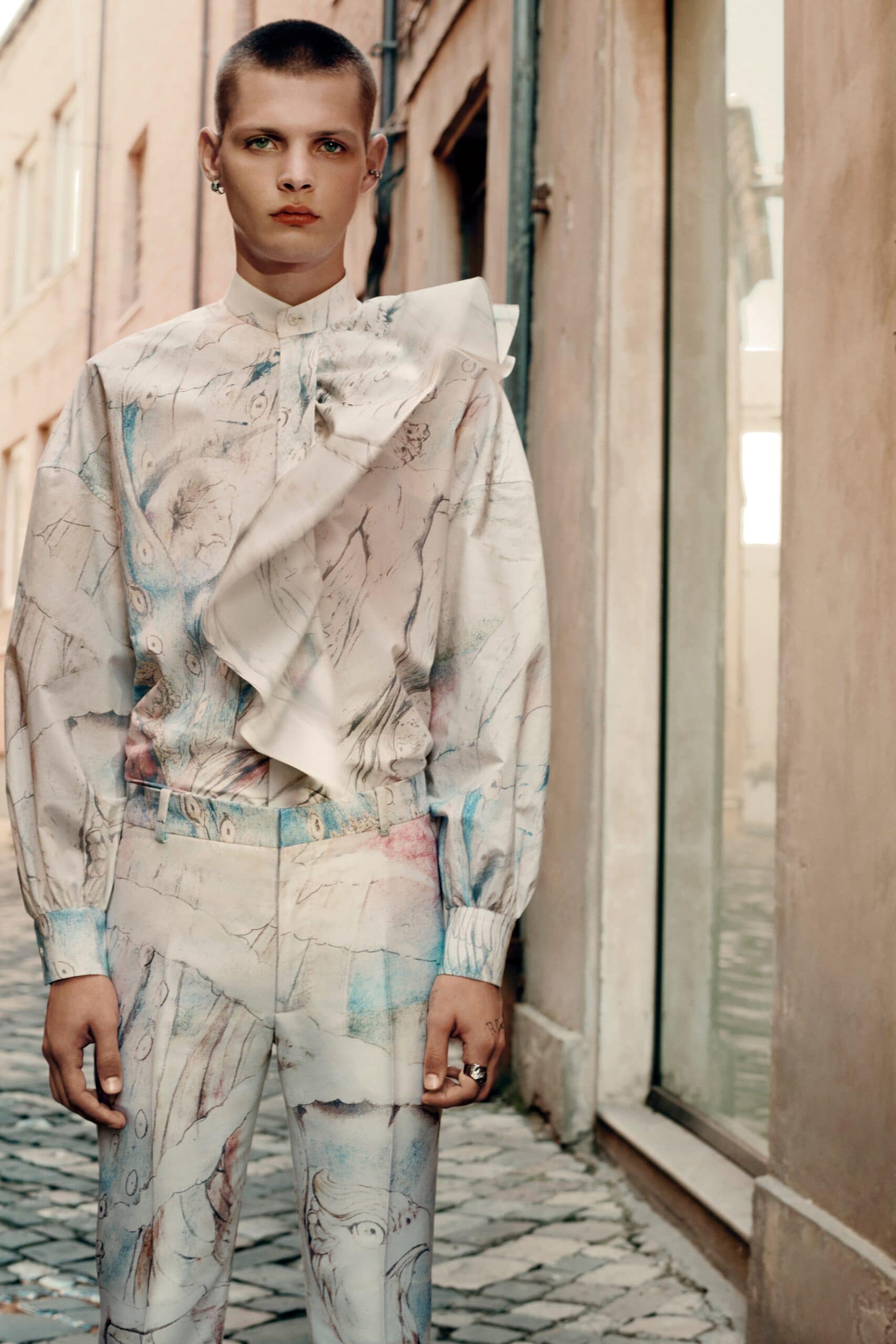 Pink Menswear Alexander McQueen