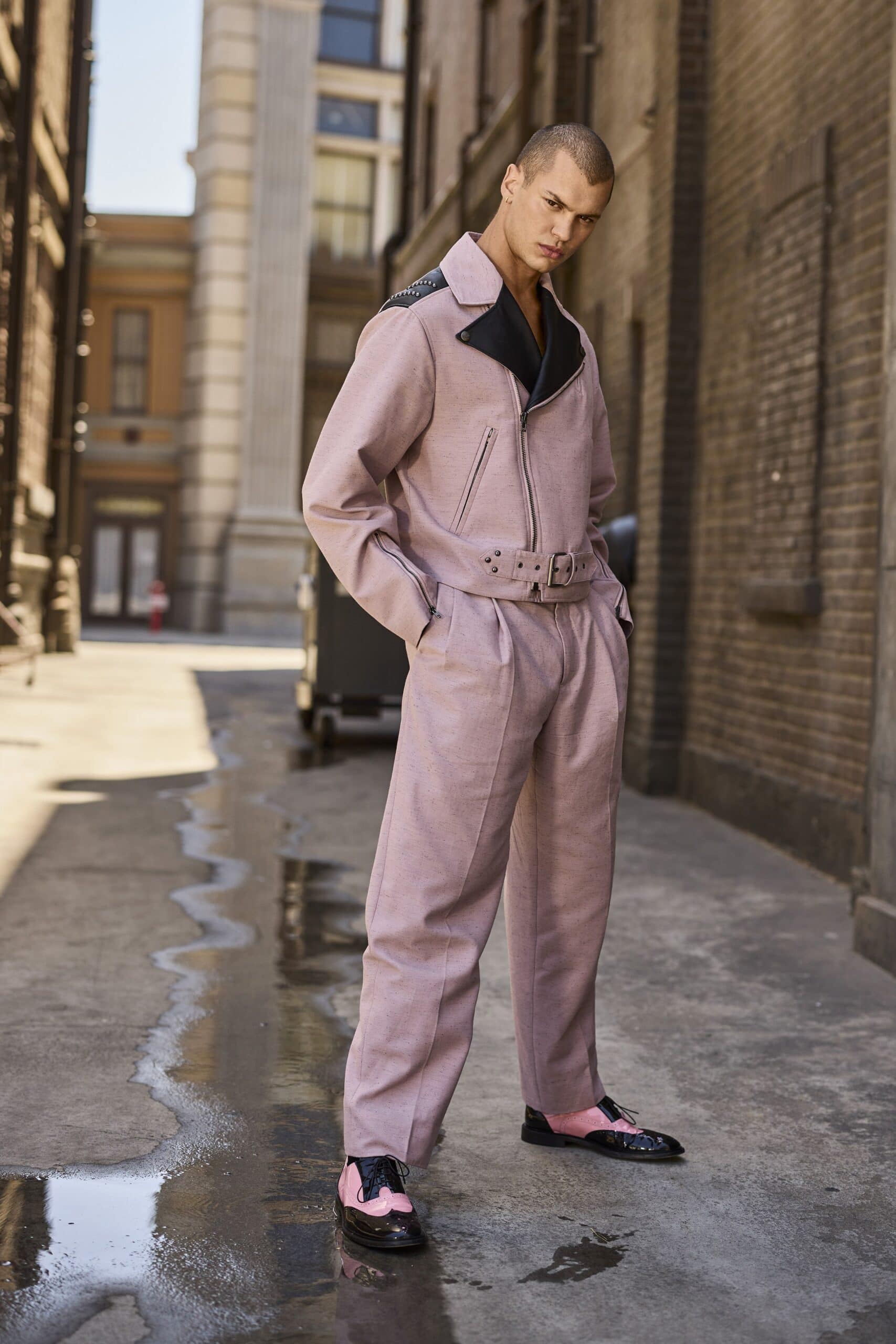Pink Menswear Moschino