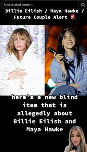 Billie Eilish Maya Hawke