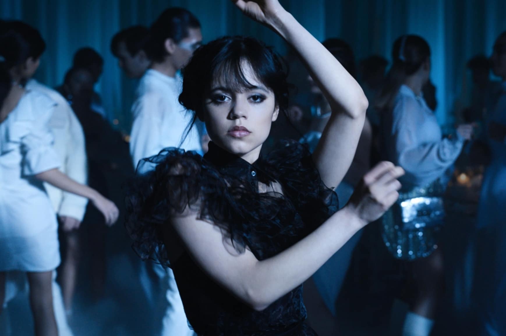 jenna ortega as Wednesday Addams