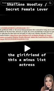 Shailene Woodley Has Secret Female Lover Allegedly