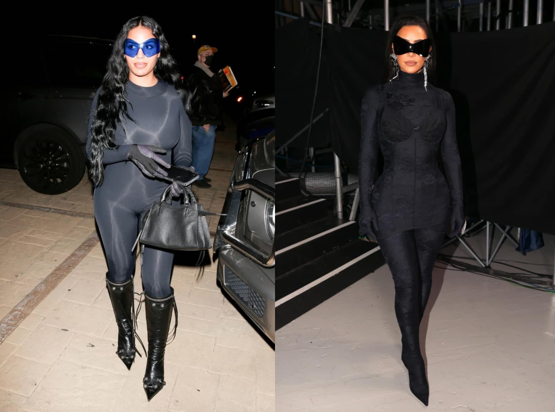 Chaney Jones and Kim Kardashian