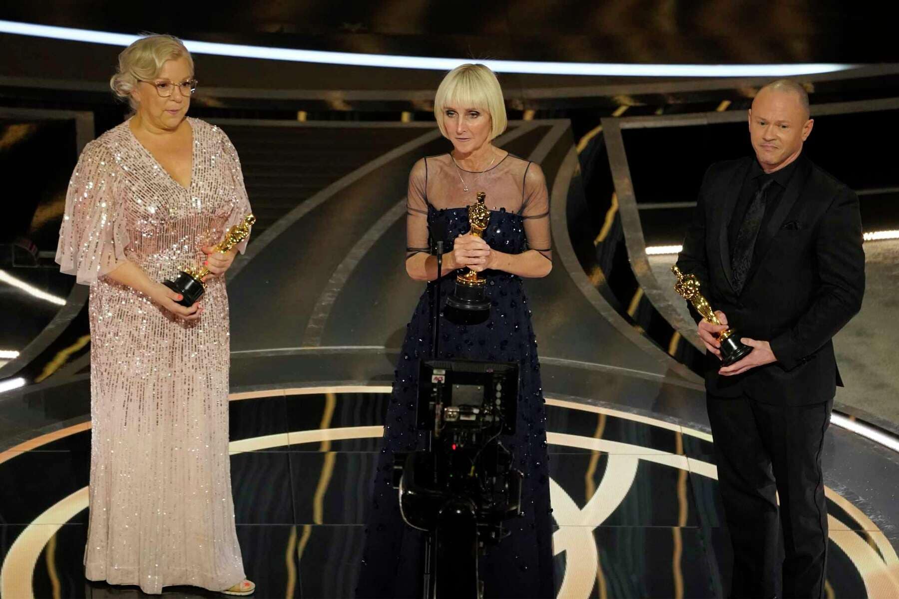 'The Eyes of Tammy' makeup and hair crew.