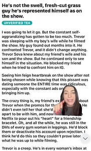 Trevor Love is Blind Reddit