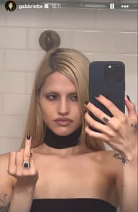 Matty Healy and Gabbriette Bechtel