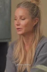Gwyneth Paltrow likes skiing