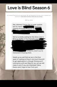 Jeramey Love is Blind Season 6