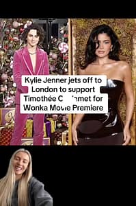 kylie jenner and timothee chalamet london