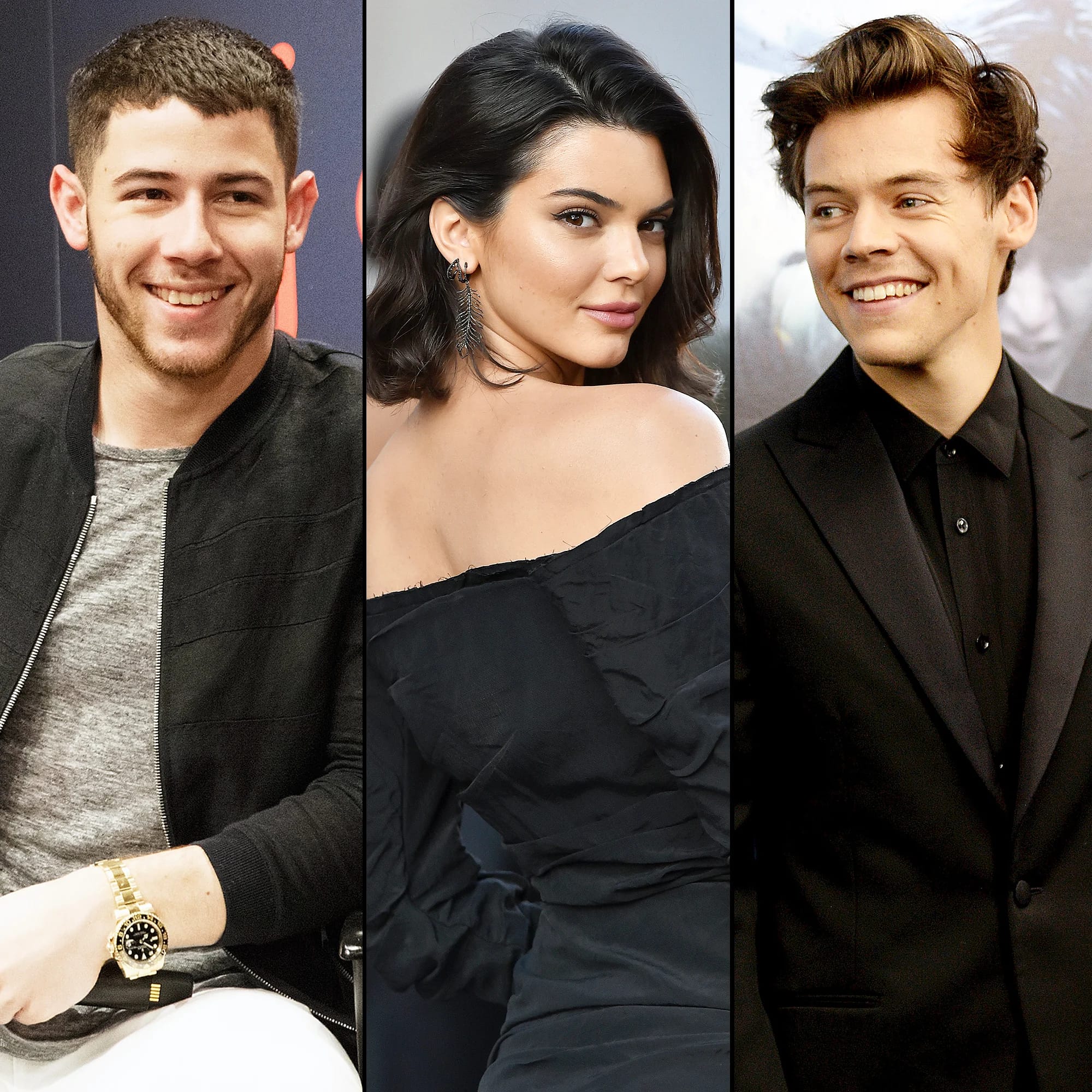 Kendall Jenner's Boyfriends Nick Jonas And Harry Styles