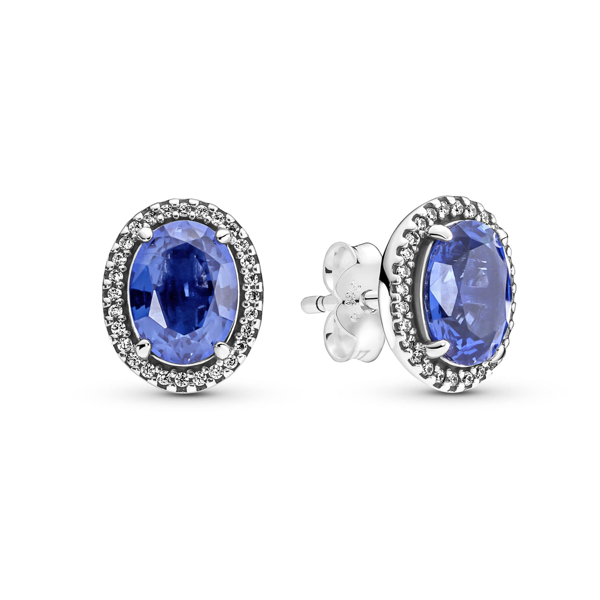 Blue Crystal Earrings