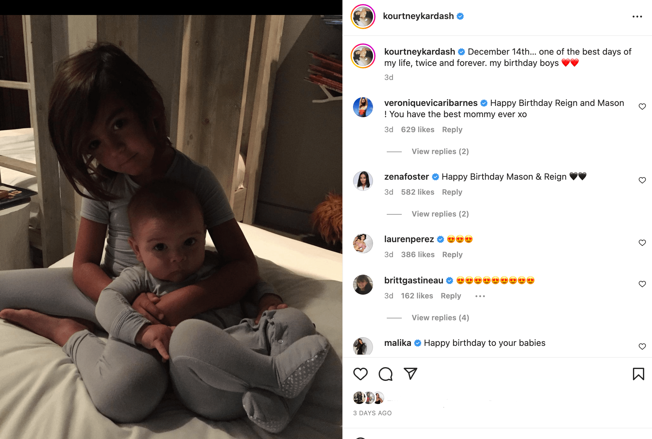 Kourtney Kardashian Barker via Instagram