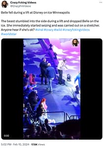 Disney On Ice Injury Minneapolis Video