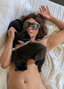 Halle Berry Topless Celebrates Catwoman Anniversary