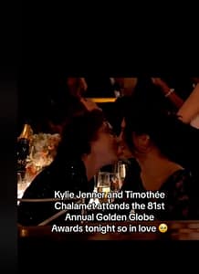 Kylie Jenner Golden Globes