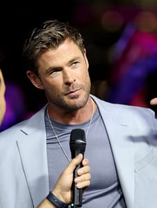 Chris Hemsworth Twins and Elsa at Transformers One Premiere