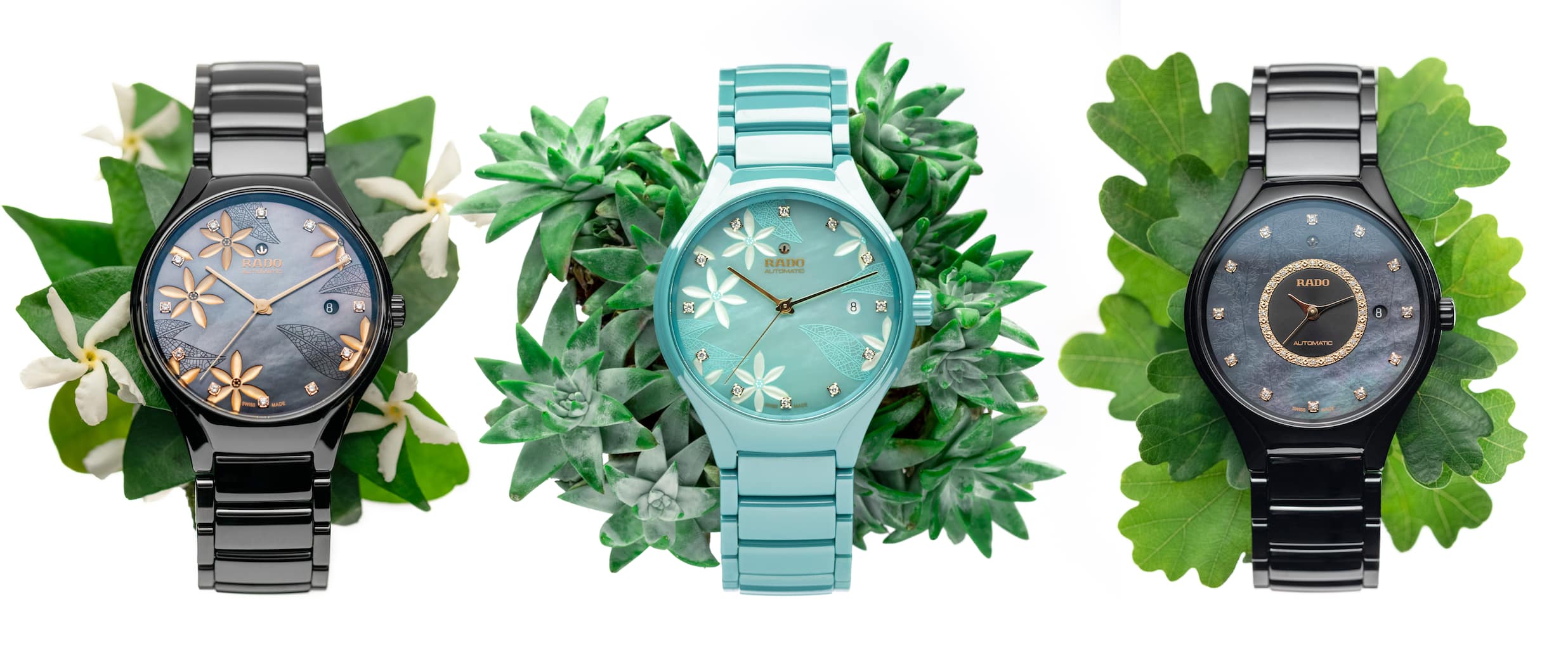 Three fashion watches