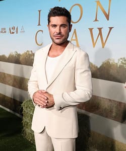 The Iron Claw star Zac Efron received the Hollywood Walk of Fame, honoring Matthew Perry during the Ceremony