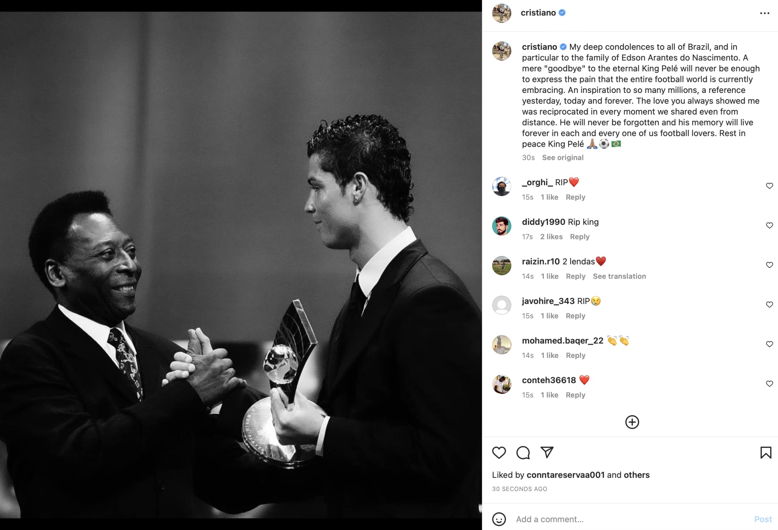 cristiano ronaldo Pelé