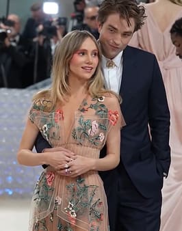 Robert Pattinson and Suki Waterhouse Child