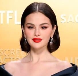 Selena Gomez Shines in Custom Celine at 2025 SAG Awards