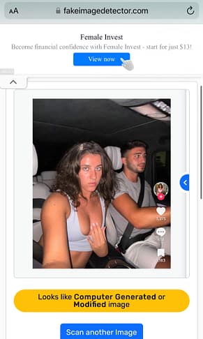 Katy Robertson Tommy Fury Photo Fake