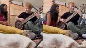 Ed Sheeran Impresses Fans with Sitar Skills During India Tour