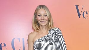 Gwyneth Paltrow in zebra patterns outfit