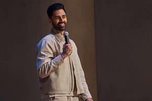 Hasan Minhaj on stage