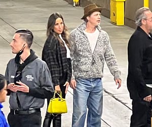 Ines de Ramon and Brad Pitt seen together