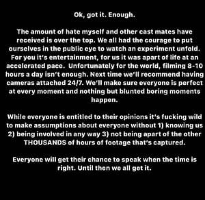 Jeramey Love is Blind Instagram