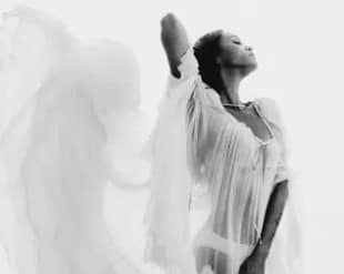 Zoe Saldaña Stuns in Sheer Dress for Vogue México