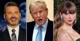 "Jimmy Kimmel Claps Back at Trump Over Taylor Swift Comments