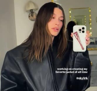 Hailey Bieber Designs Iconic Jacket for Justin’s New Brand
