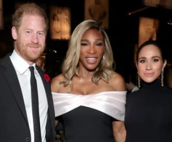 Prince Harry and Meghan Markle Step Out to Support Serena Williams in L.A.