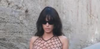 Bianca Censori Wears Fishnet Fashion in Bold New Photos