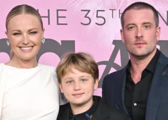 Malin Åkerman Attends EMA Awards with Husband Jack Donnelly and Son Sebastian