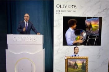 John Oliver’s Bob Ross Auction Raises Over $1.5 Million for PBS