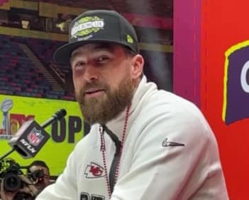 Travis Kelce Teases Proposal to Taylor Swift at Super Bowl Halftime