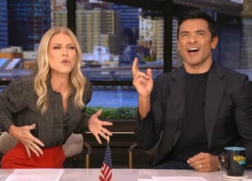 Kelly Ripa and Mark Consuelos Get Into On-Air Spat Over ‘Airport Divorce’ Joke
