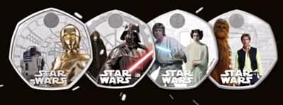 Royal Mint Star Wars Coins Return of the Jedi