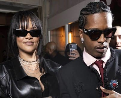 Rihanna and A$AP Rocky Steal the Spotlight at Paris Fashion Week
