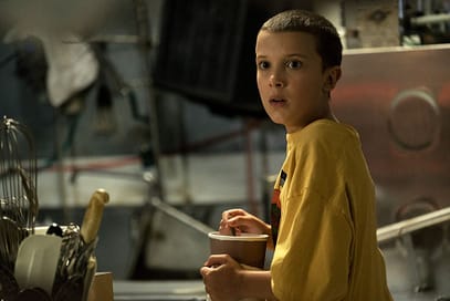 Millie Bobby Brown in Stranger Things.